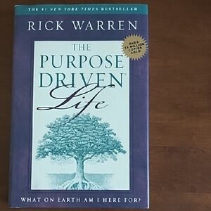 Purpose Driven Life Rick Warren Inspirational Religious Christian Hardcover Book